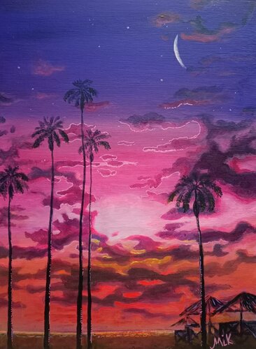Nuit à Sorsogon by Mikel Richard, Painting for Sale on Select