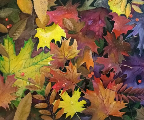 Automne by Mikel Richard, Painting for Sale on Select