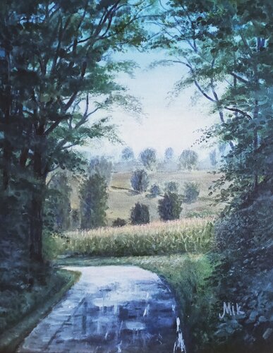 Les quatre vents by Mikel Richard, Painting for Sale on Select