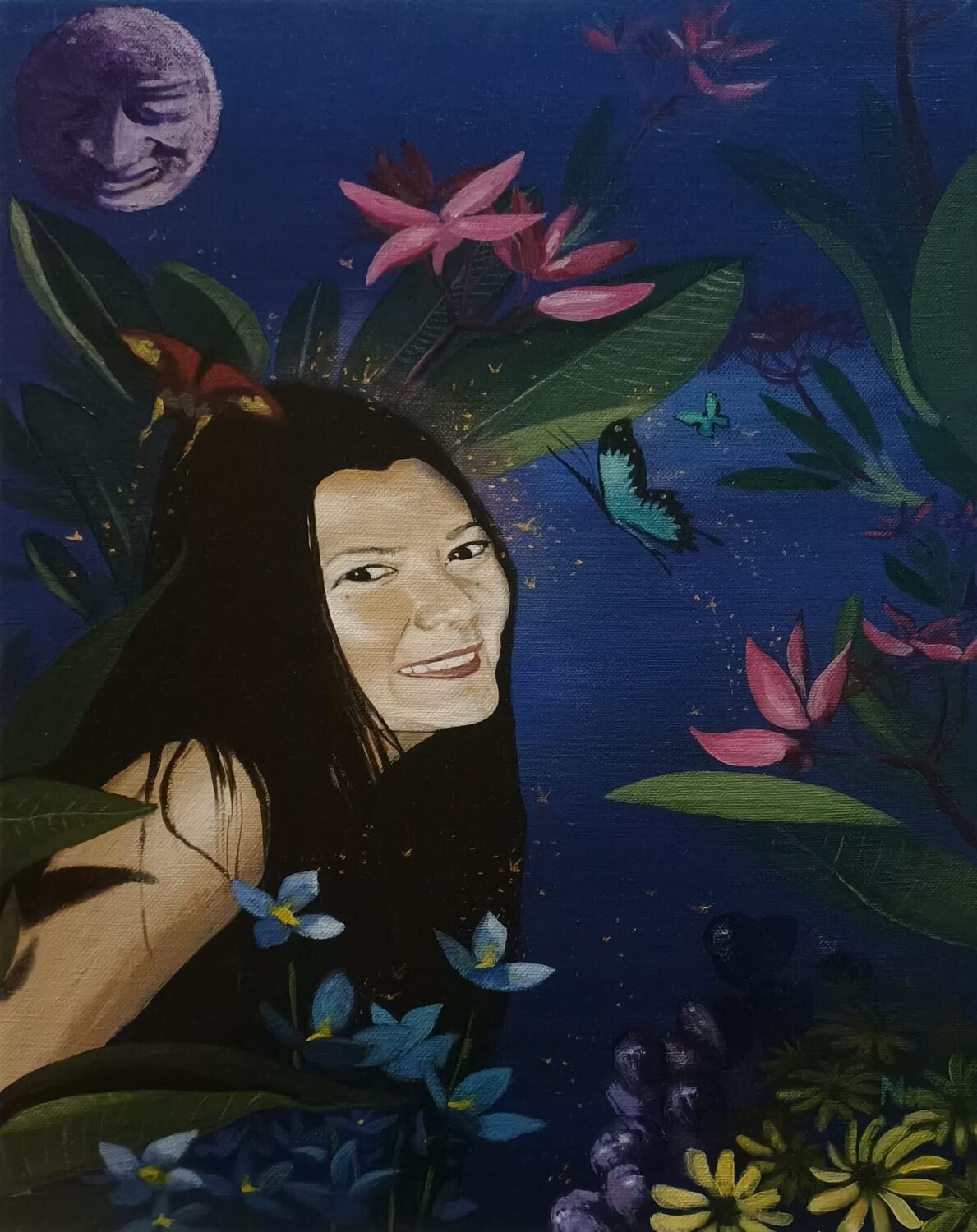 Rêve vivant Mikel Richard Original painting for sale