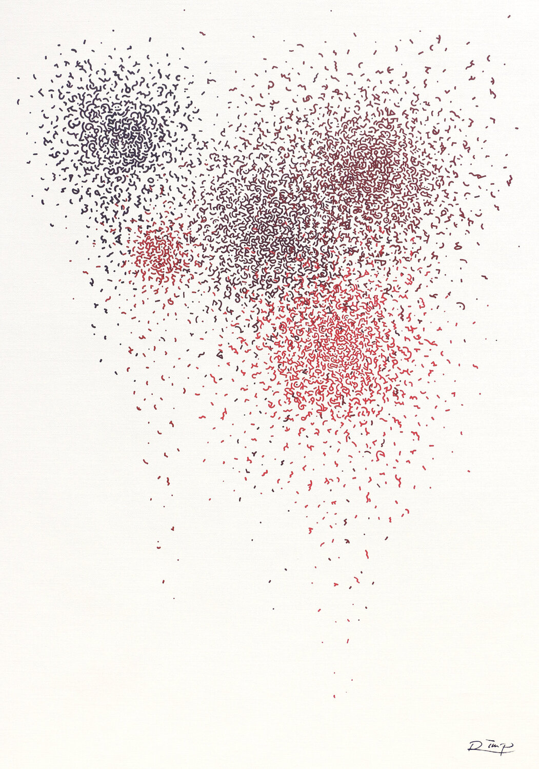 Fireworks I Rimp Original painting for sale