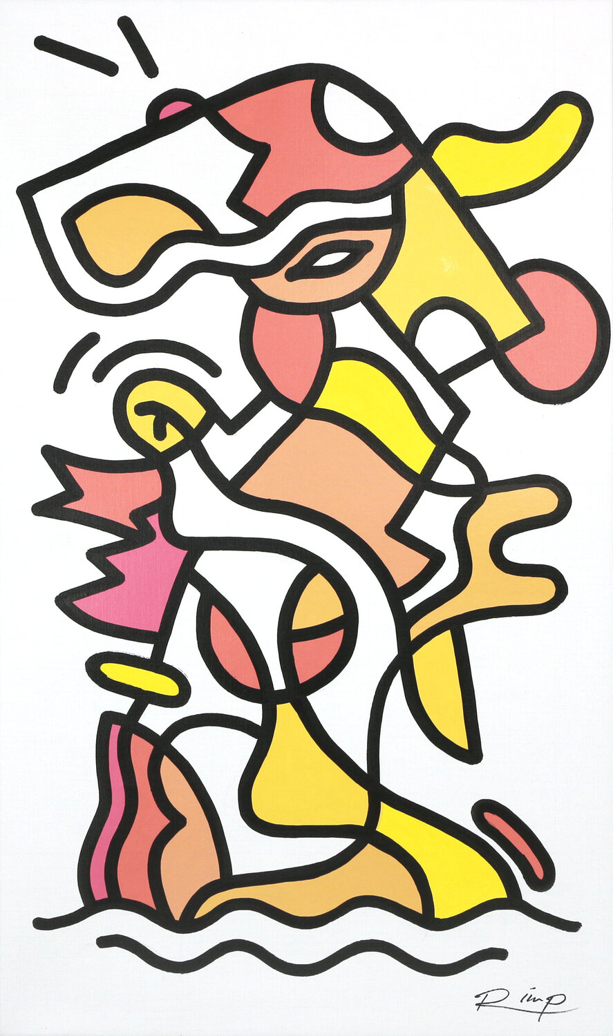 B-Boy Rimp Original painting for sale