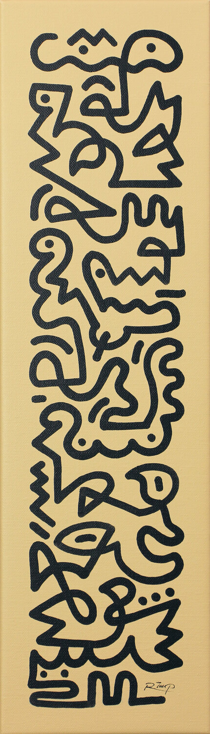 One Line WB330 Rimp Original painting for sale