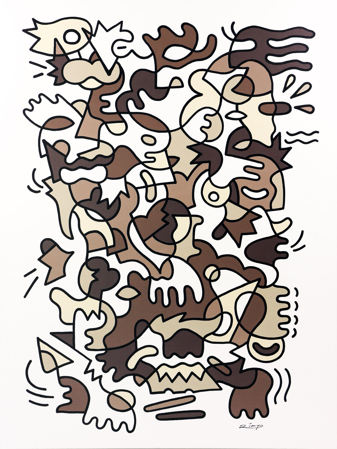 The Carpet Rimp Original painting for sale