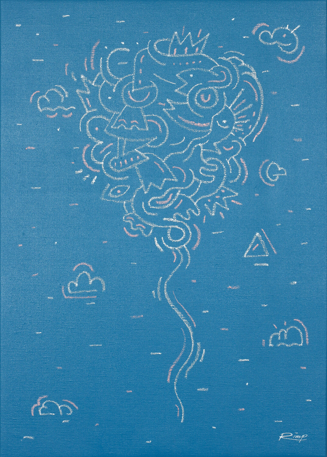 Balloon Rimp Original painting for sale