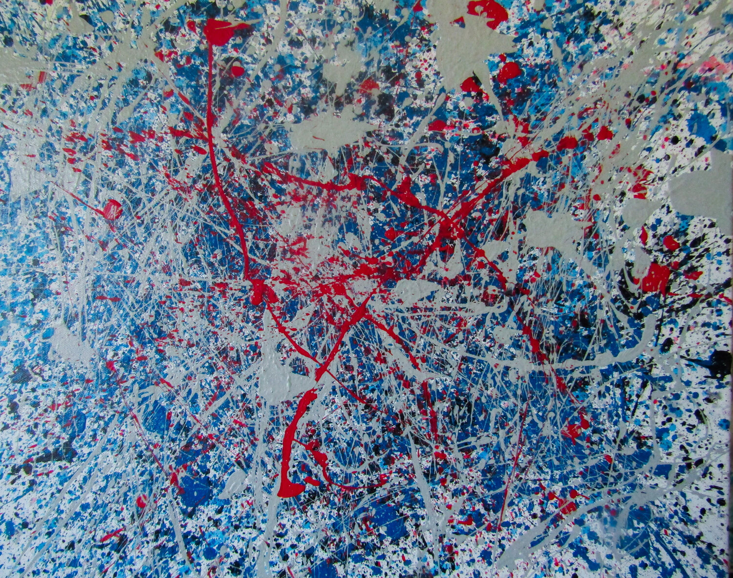 American Chaos Zulma Brooks Original painting for sale