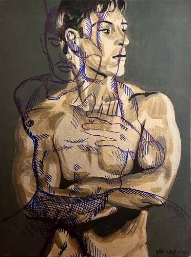 Golden Boy by Cricket, Painting for Sale on Select