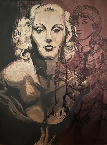 Lipstick & Leather by Cricket, Painting for Sale on Select