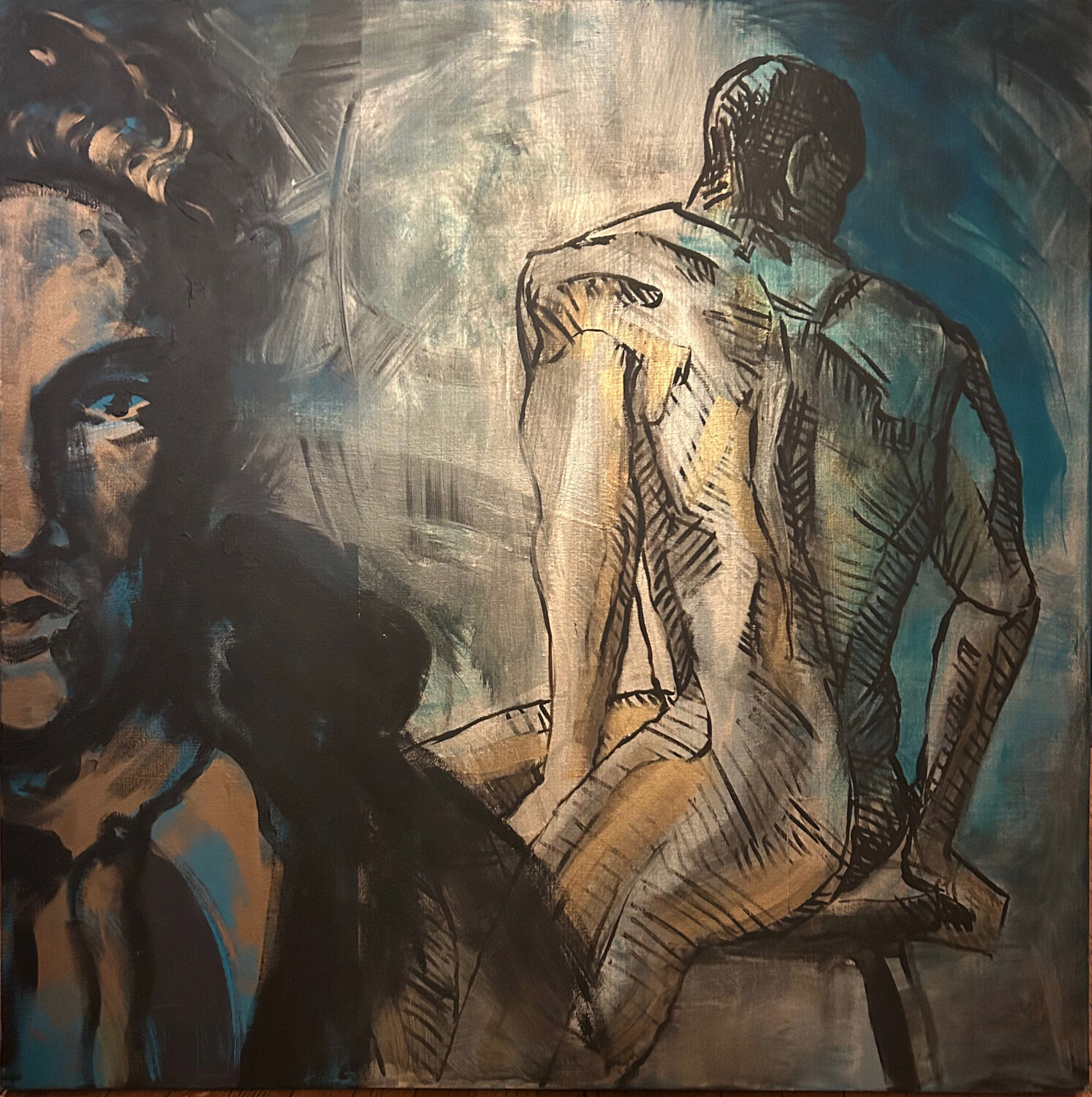 Pygmalion Cricket Original painting for sale