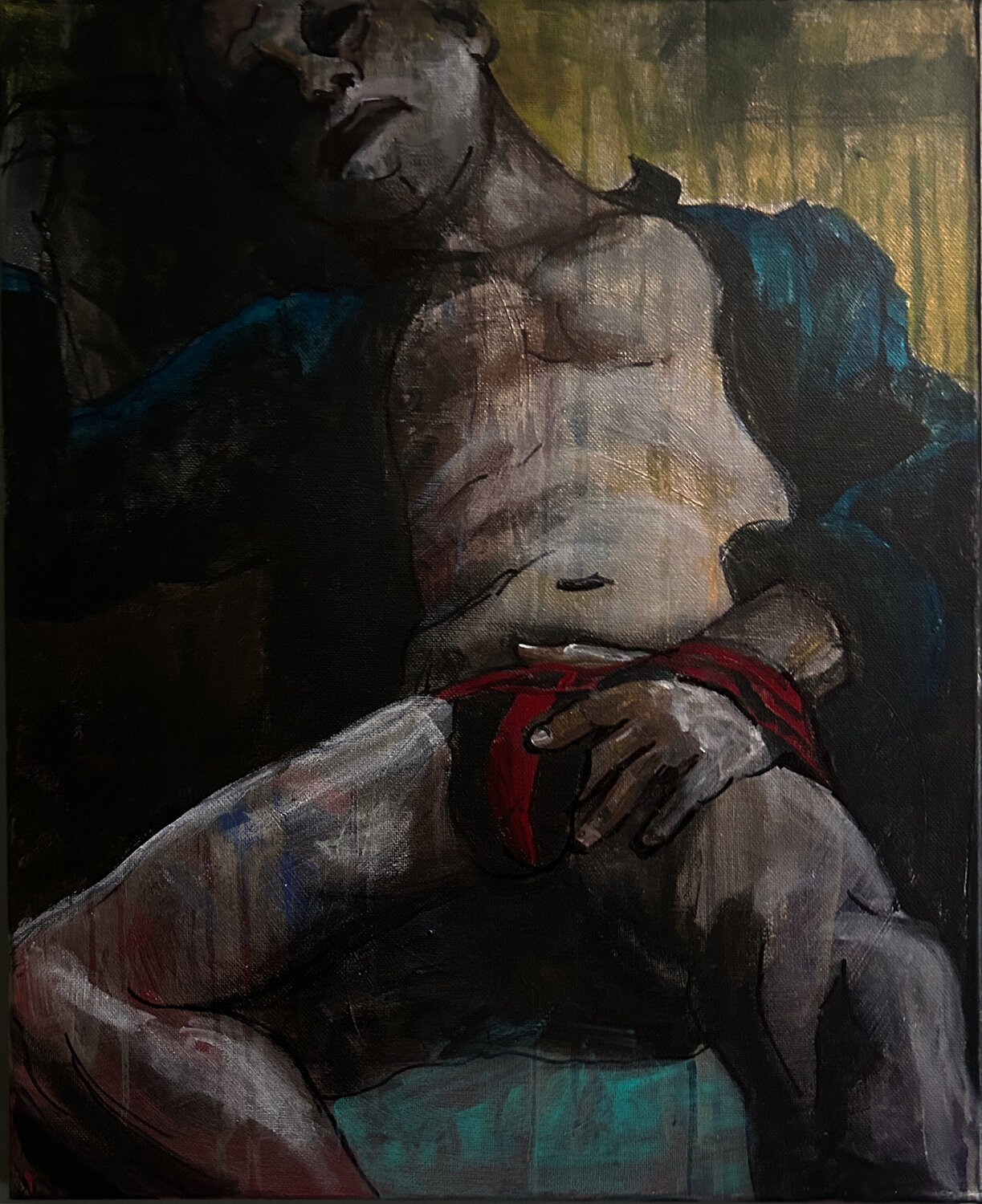 Suspensoir Cricket Original painting for sale