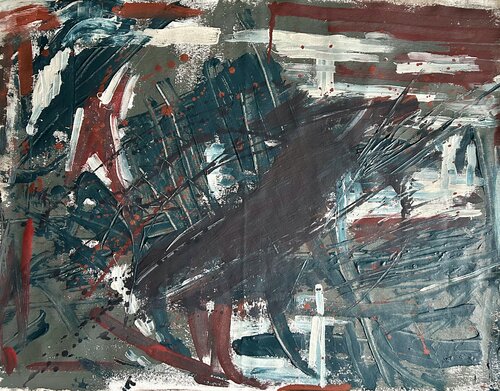 Blackberry Mouth by Leigh Sausville, Painting for Sale on Select