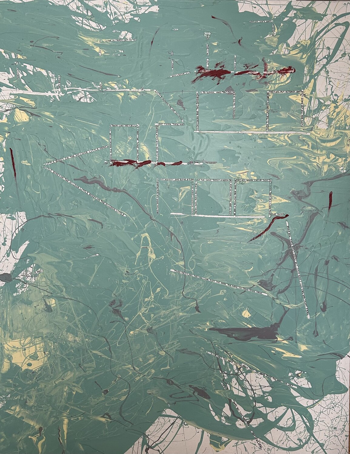 Little Boxes Leigh Sausville Original painting for sale