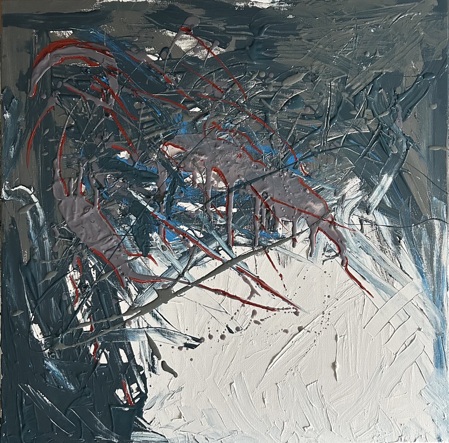 Unfurling Leigh Sausville Original painting for sale
