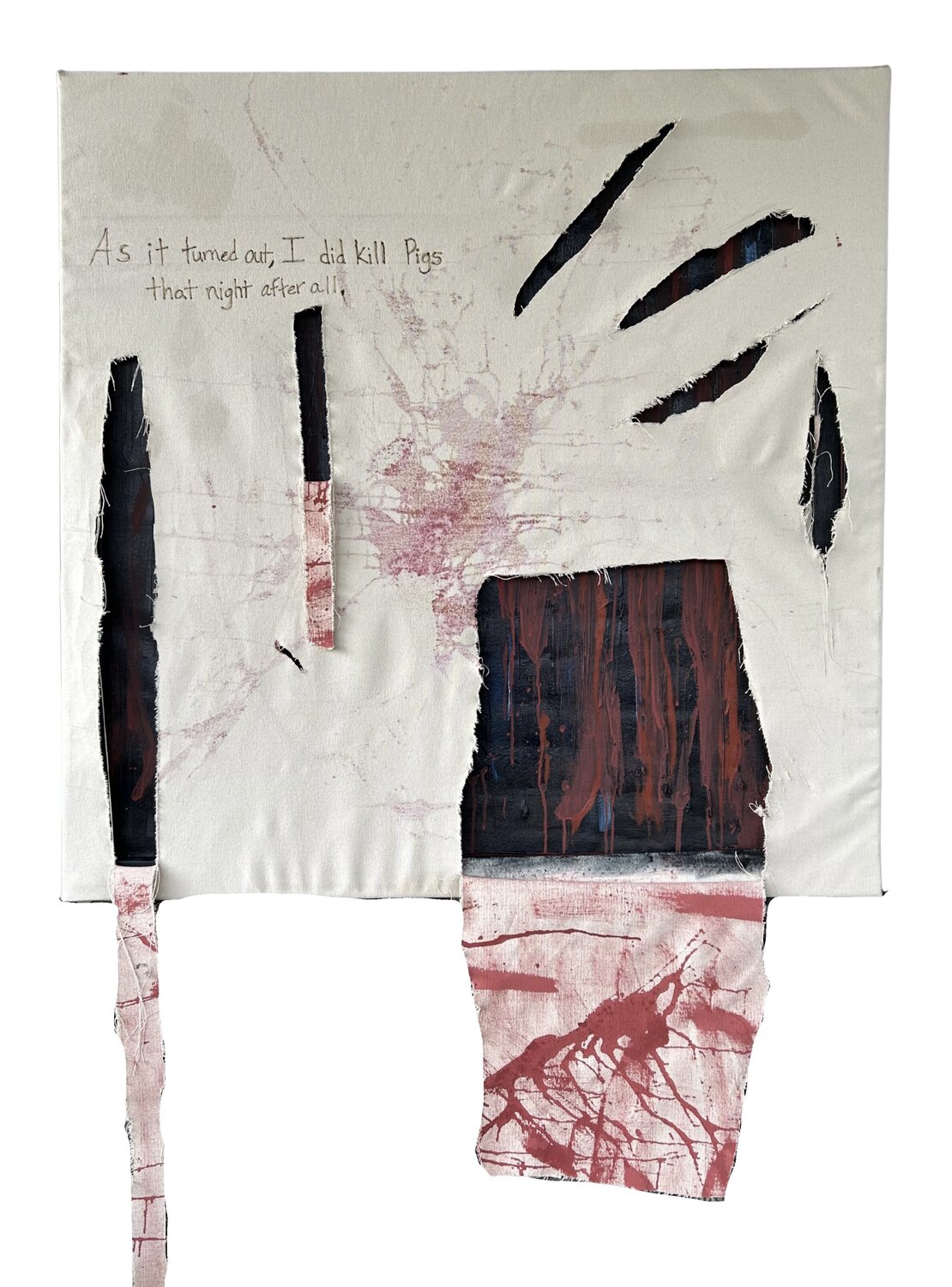 Swine (62 Million) Leigh Sausville Original painting for sale
