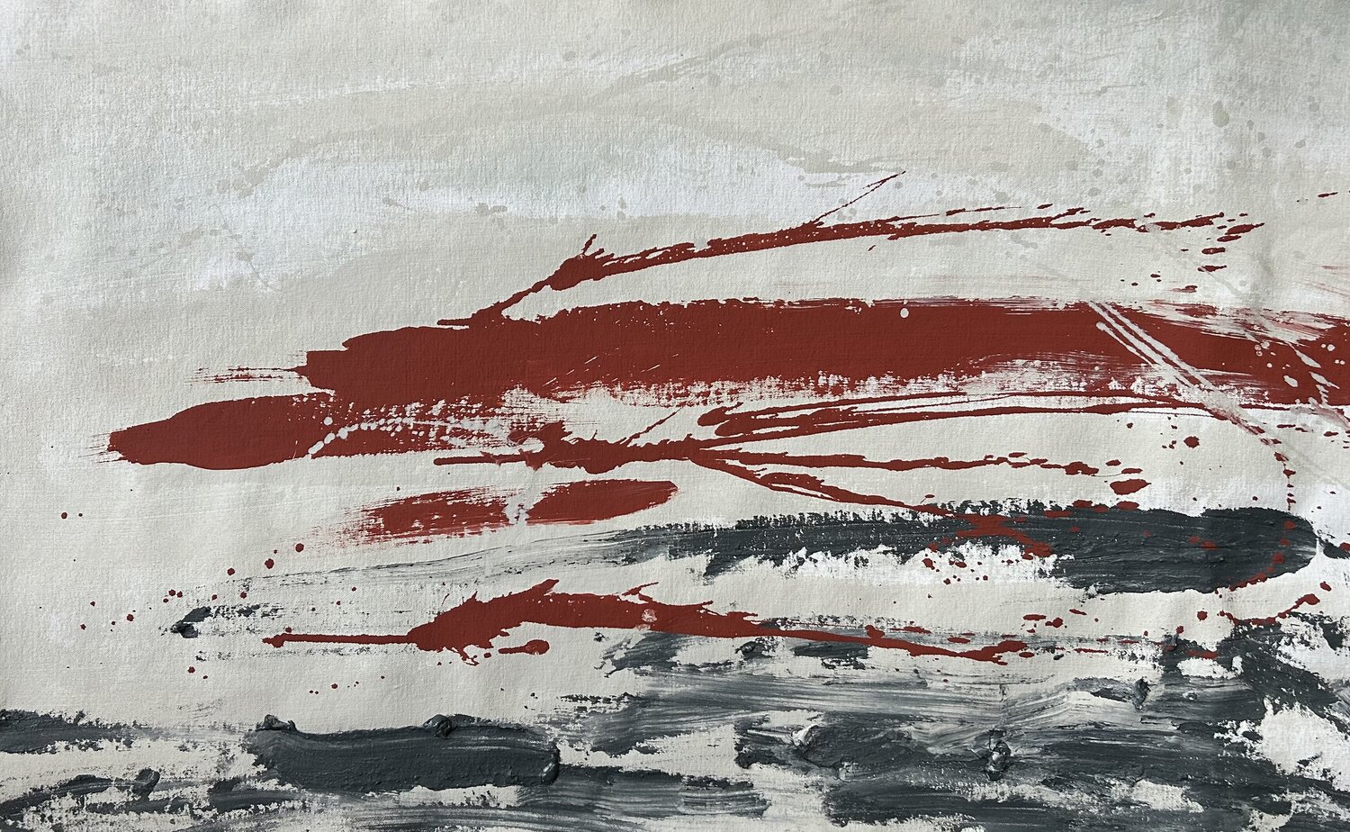 Yet To Cross Leigh Sausville Original painting for sale