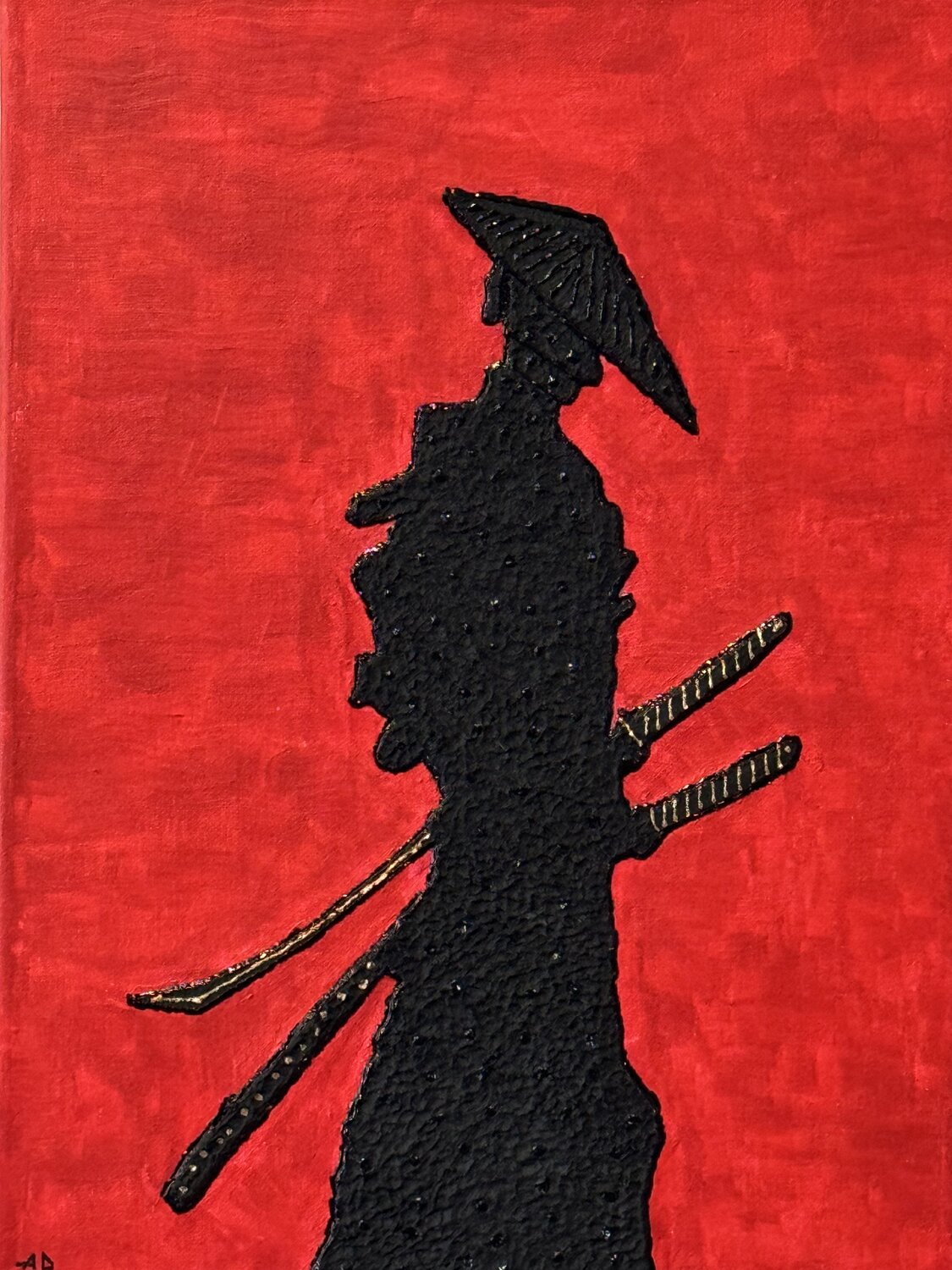 Samurai No. 3 Andreas Duttkowsky Original painting for sale