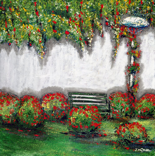 Flower Garden by Joachim McMillan, Painting for Sale on Select