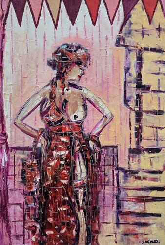 Burlesque by Joachim McMillan, Painting for Sale on Select