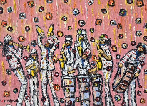 Playing It Loud by Joachim McMillan, Painting for Sale on Select