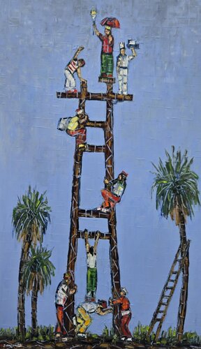 Pipe Dream by Joachim McMillan, Painting for Sale on Select