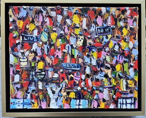 Merit of Support by Joachim McMillan, Painting for Sale on Select