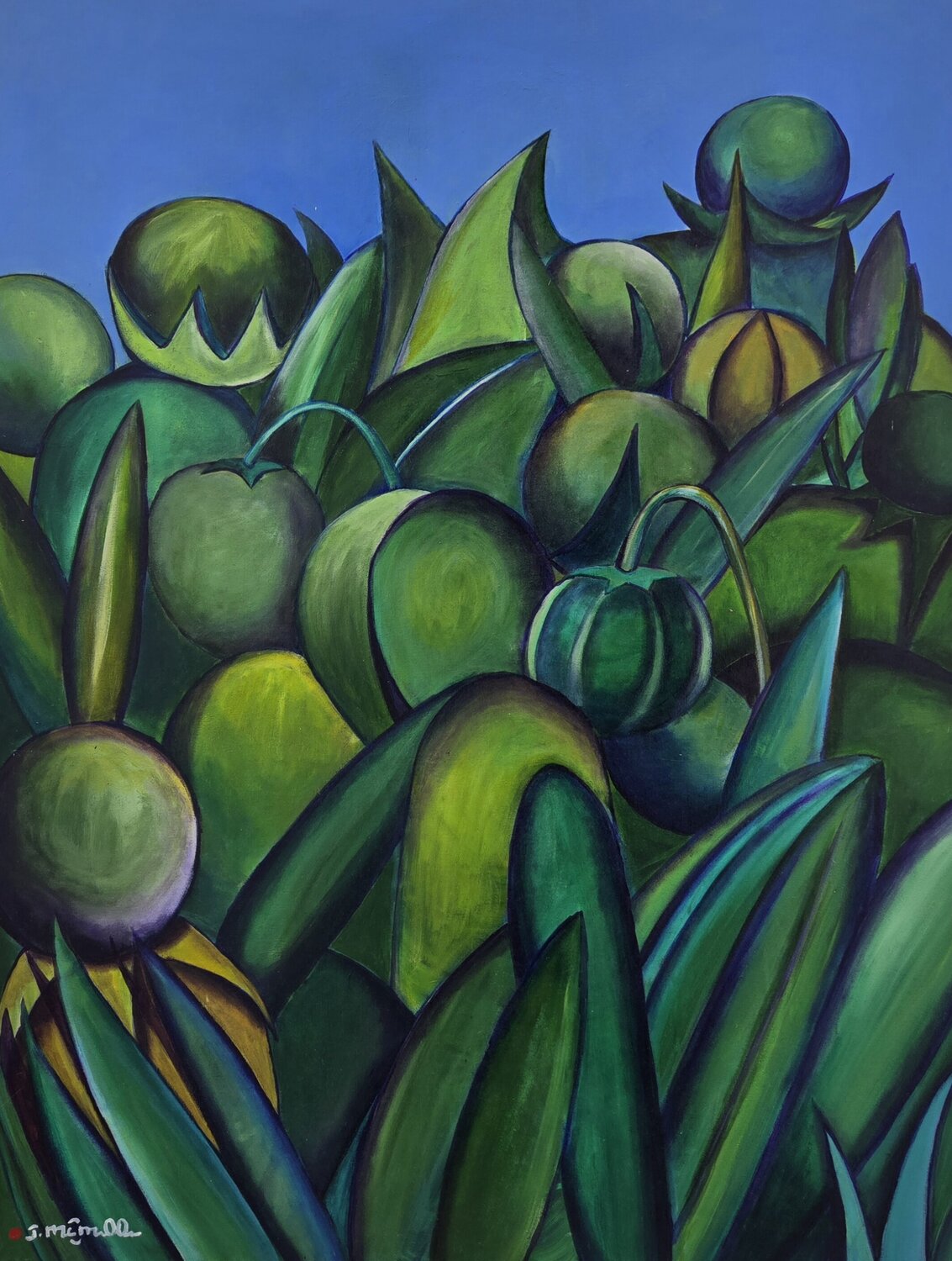 Plant People Joachim McMillan Original painting for sale