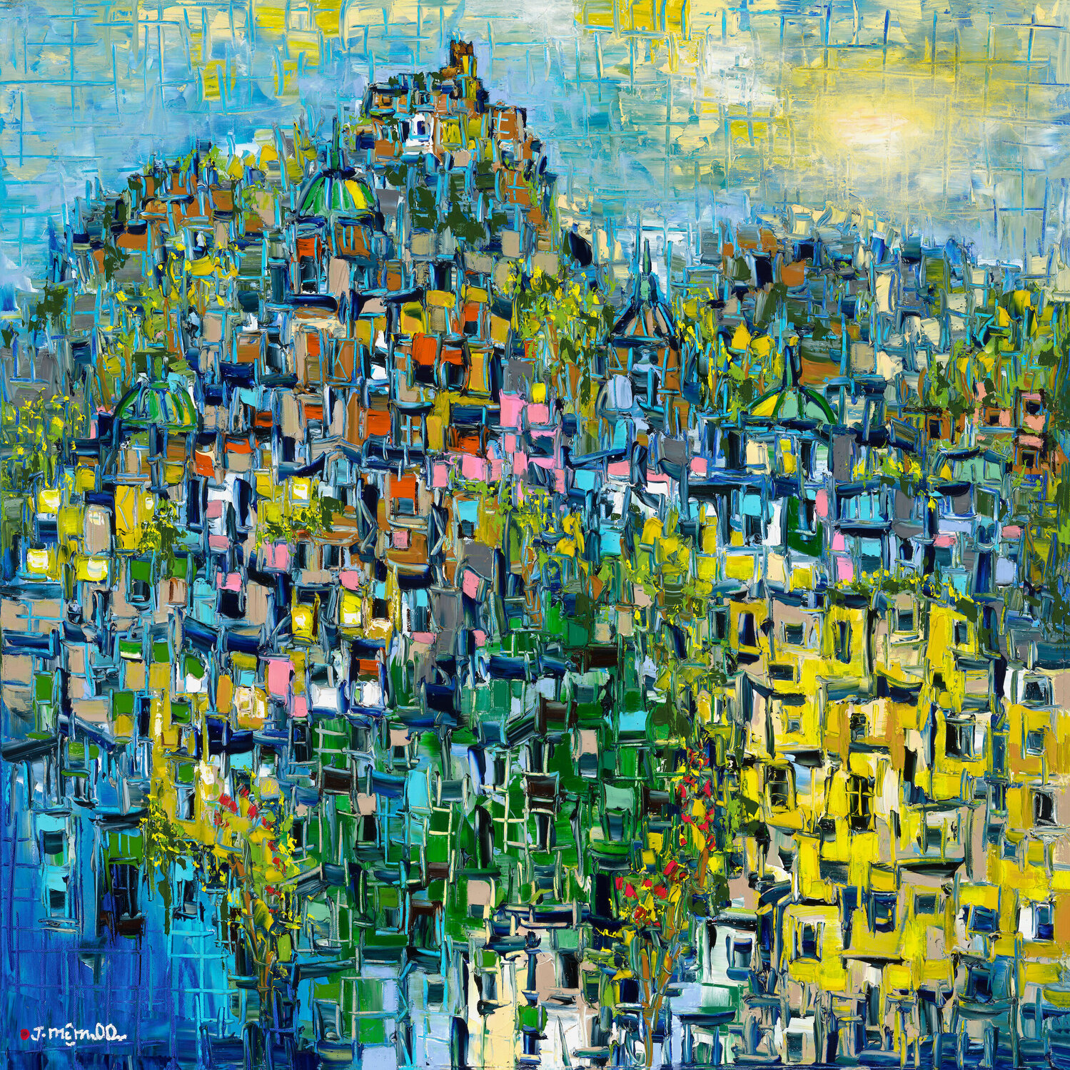 Hill City Joachim McMillan Original painting for sale