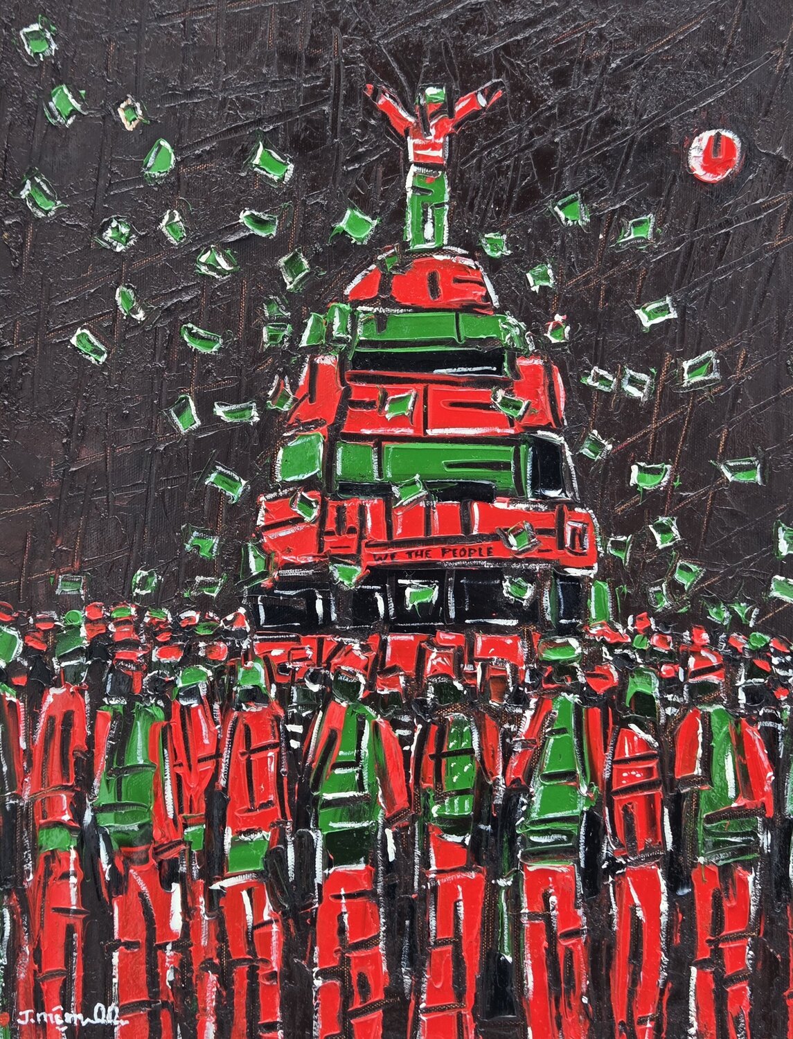 Above Joachim McMillan Original painting for sale