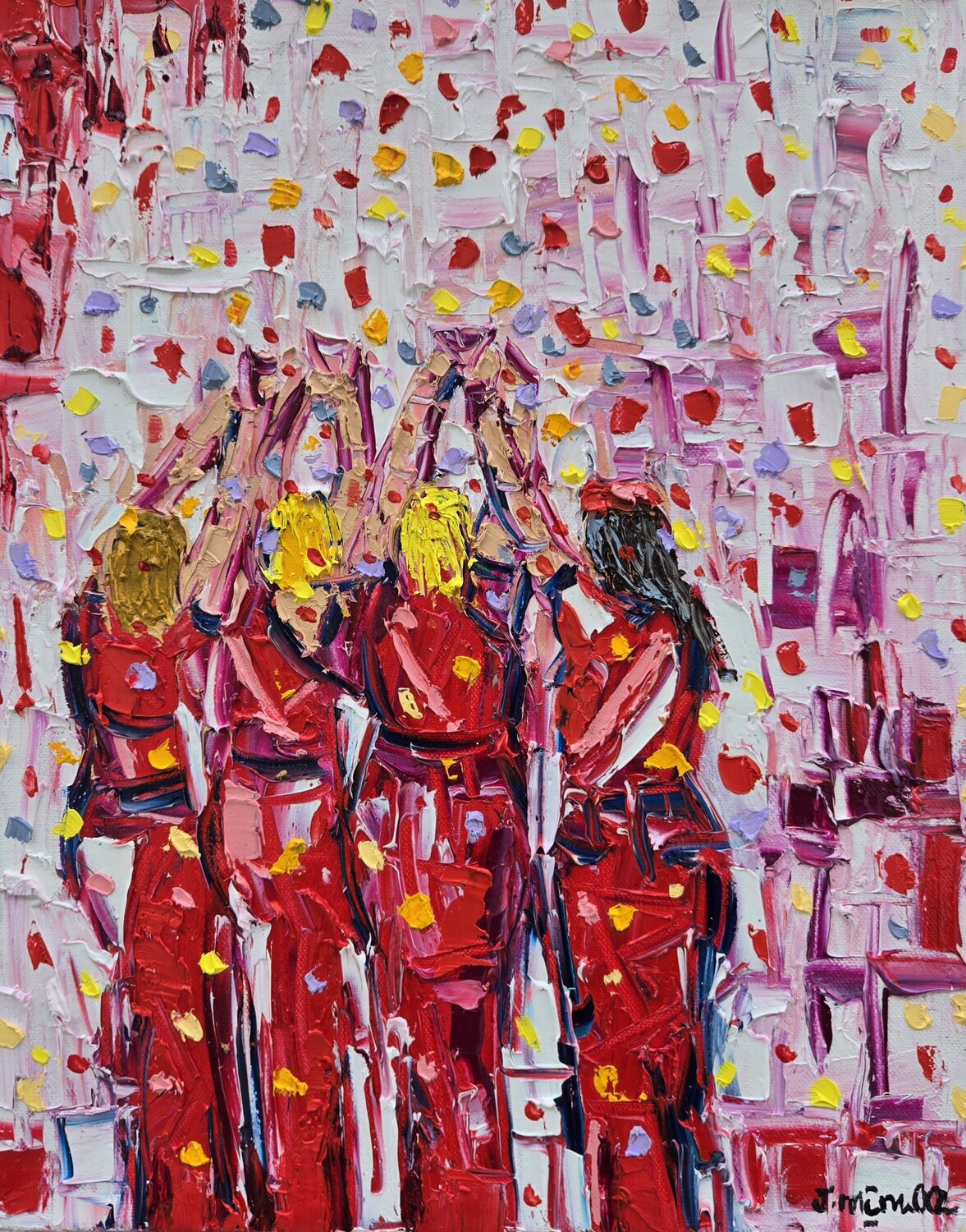 Cheers Joachim McMillan Original painting for sale