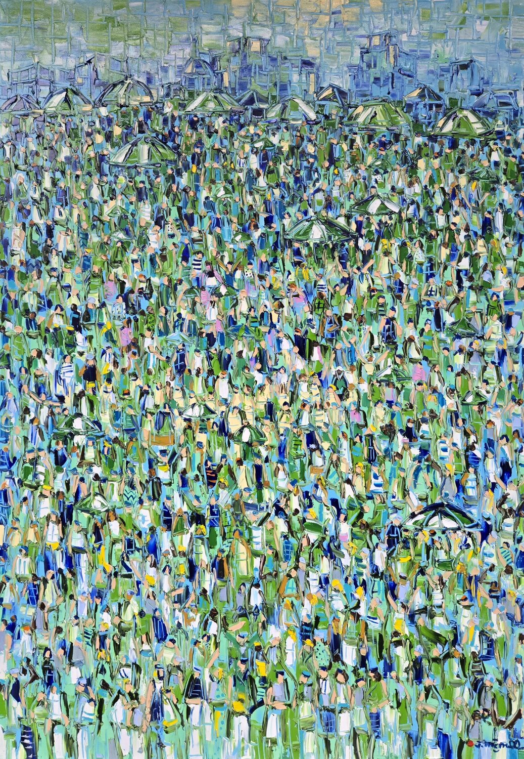 Evergreen Festival Joachim McMillan Original painting for sale