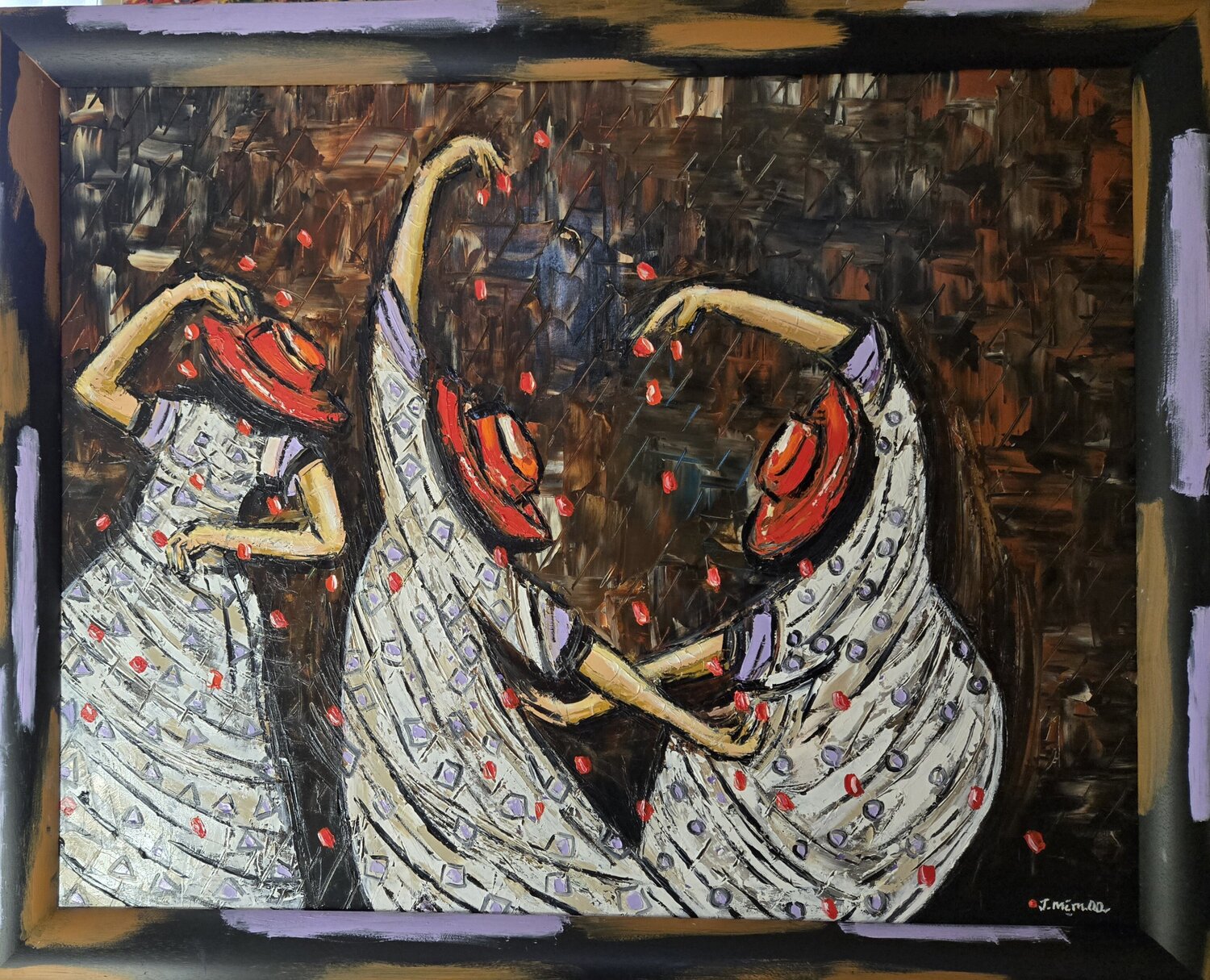 Dancing Away Joachim McMillan Original painting for sale