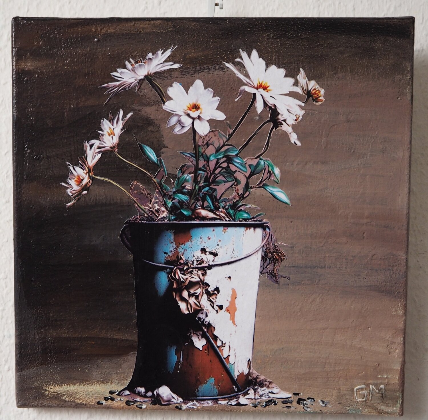 Crazy Flower Pot  No. 6 Gabriele Müller Original painting for sale