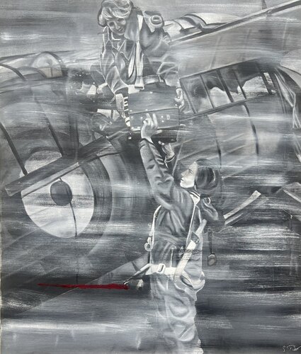 Silent birds by Sophie Pirot, Painting for Sale on Select