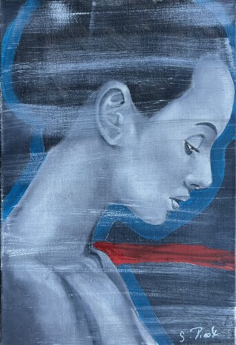 Anatomie de la mélancolie  « Living in oblivion » by Sophie Pirot, Painting for Sale on Select