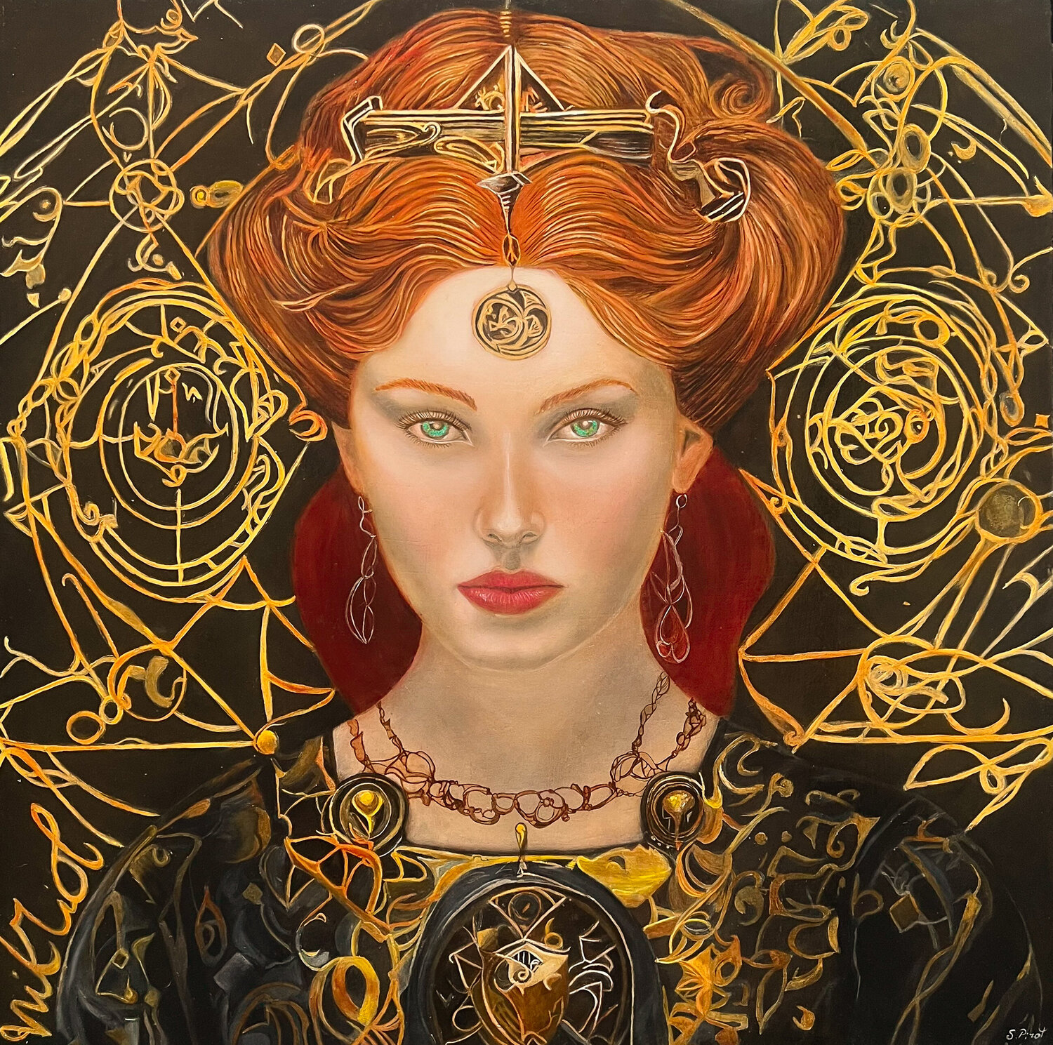 V.I.T.R.I.O.L. Sophie Pirot Original painting for sale
