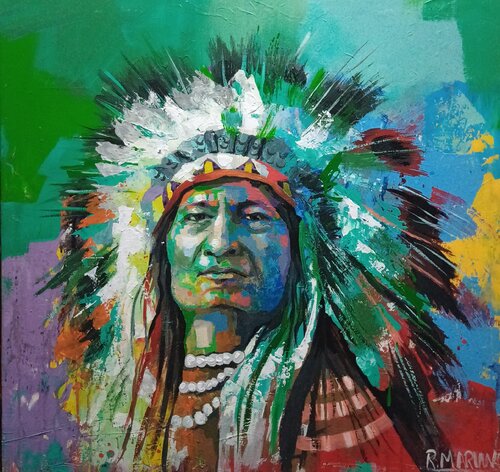 Nativo by RODRIGO BARBOSA, Painting for Sale on Select