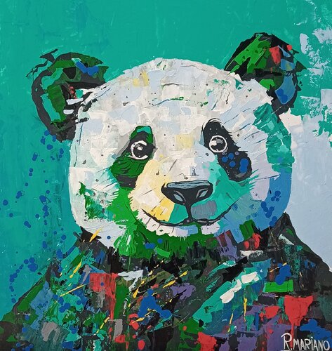 Panda by RODRIGO BARBOSA, Painting for Sale on Select