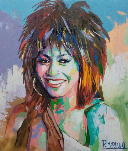 Tina Turner by RODRIGO BARBOSA, Painting for Sale on Select