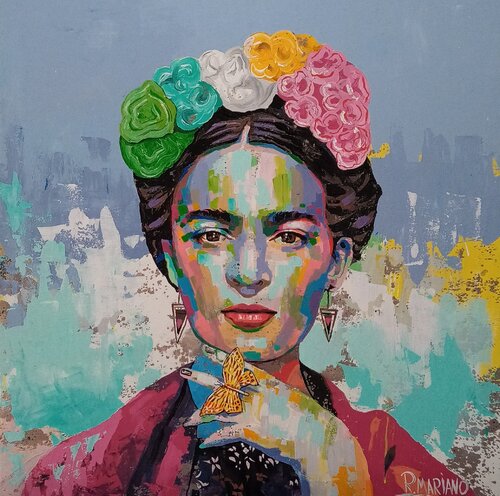 Frida kahlo by RODRIGO BARBOSA, Painting for Sale on Select