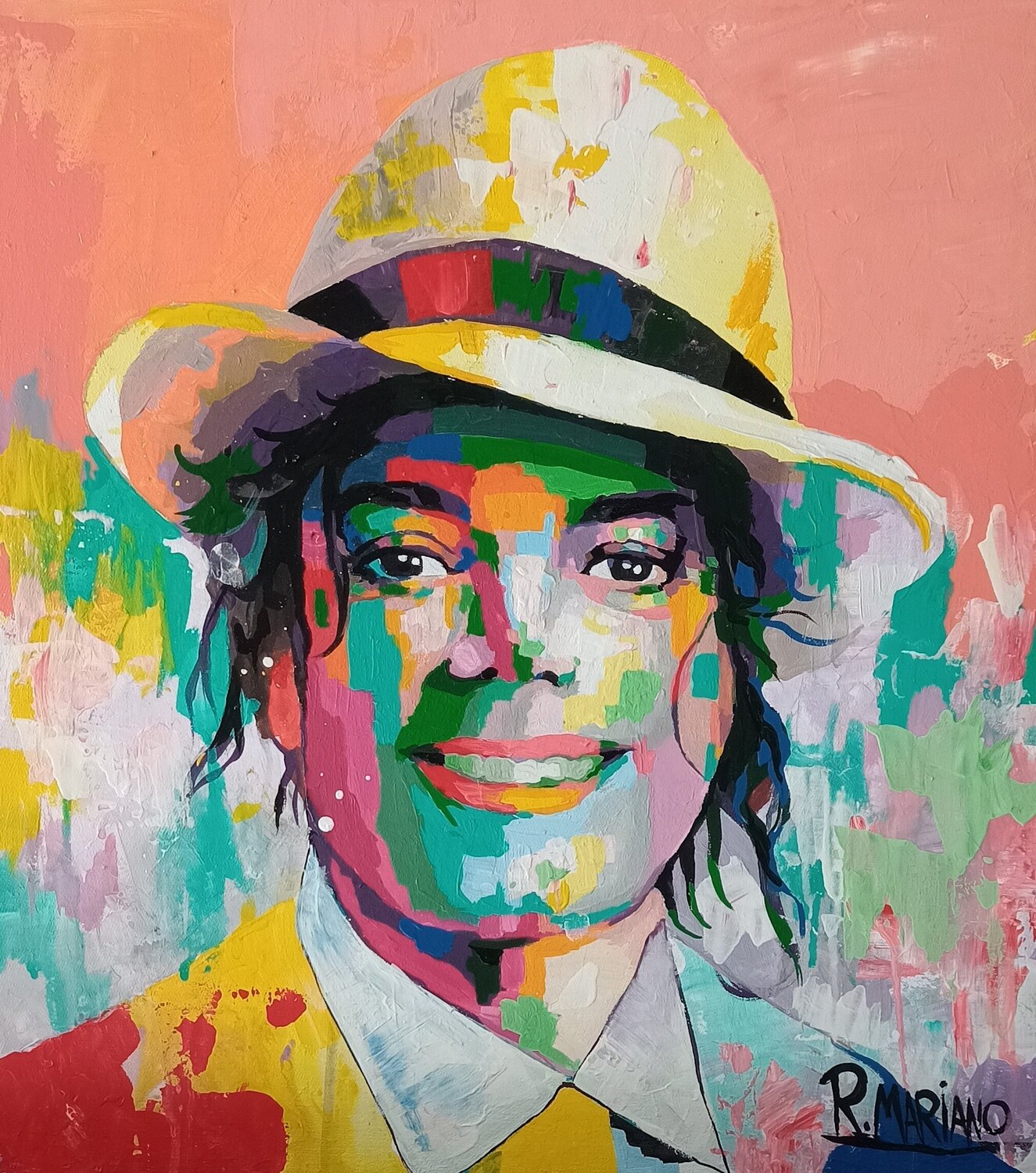 Michael jackson RODRIGO BARBOSA Original painting for sale