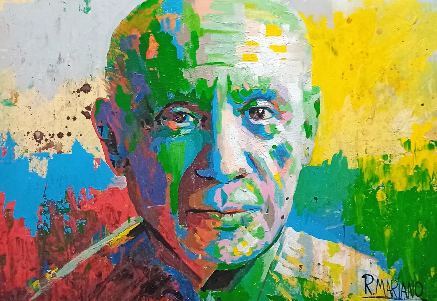 Pablo Picasso. RODRIGO BARBOSA Original painting for sale