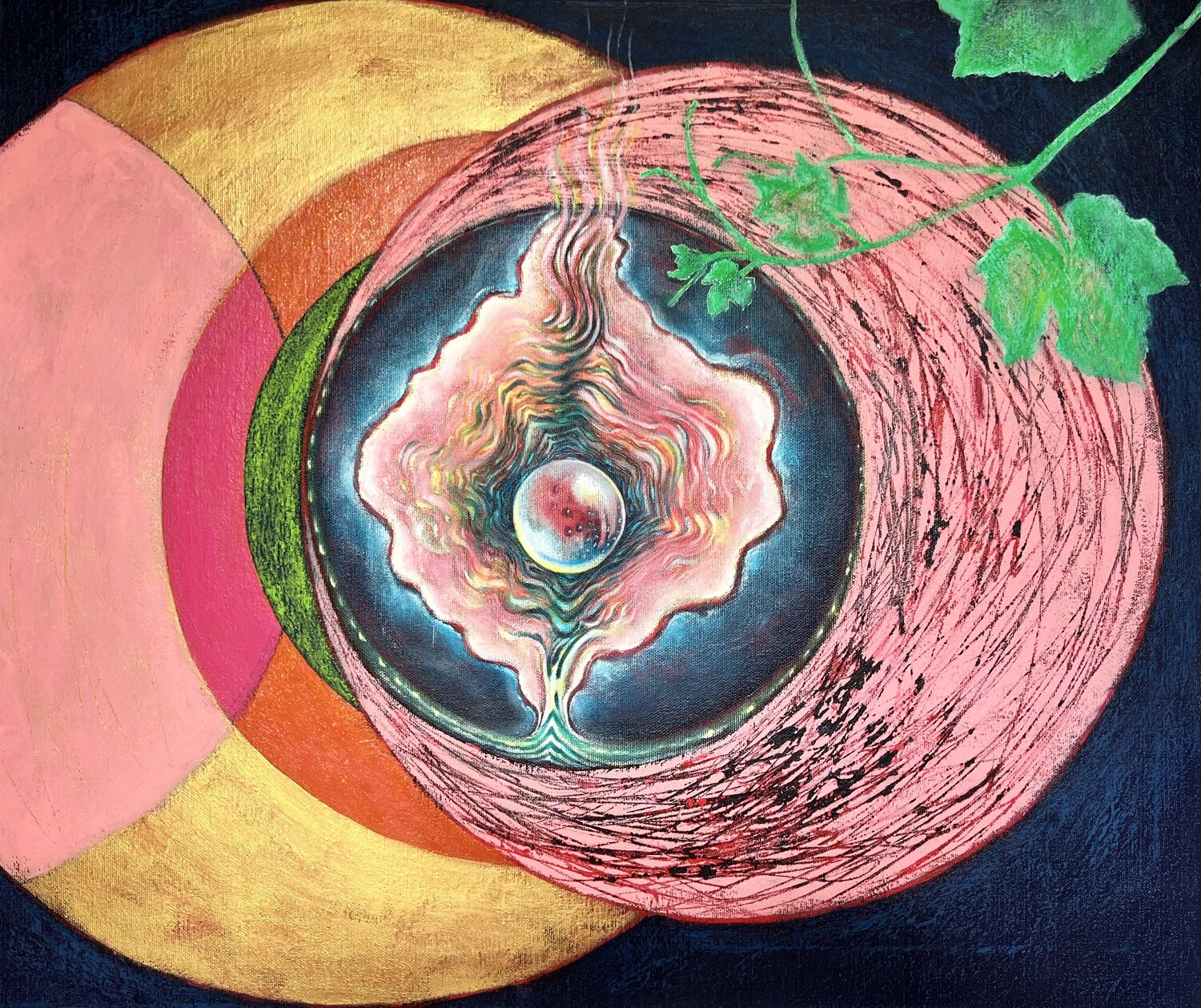 Rooting for love Mattie Rasmussen Original painting for sale