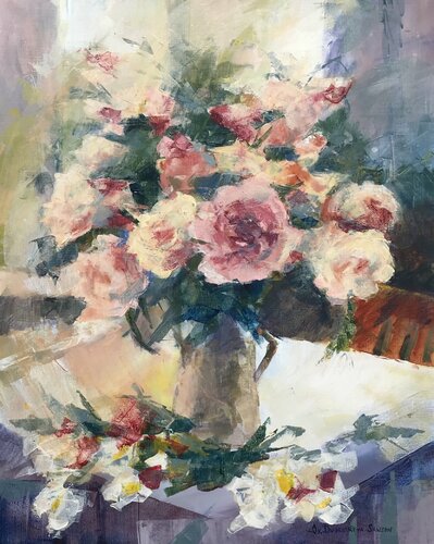 «Fraîcheur du Matin» by Oxana Sanson, Painting for Sale on Select