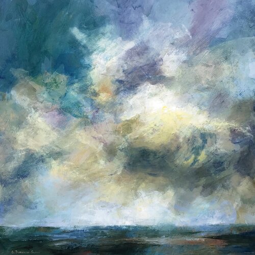 «Le souffle du ciel» by Oxana Sanson, Painting for Sale on Select