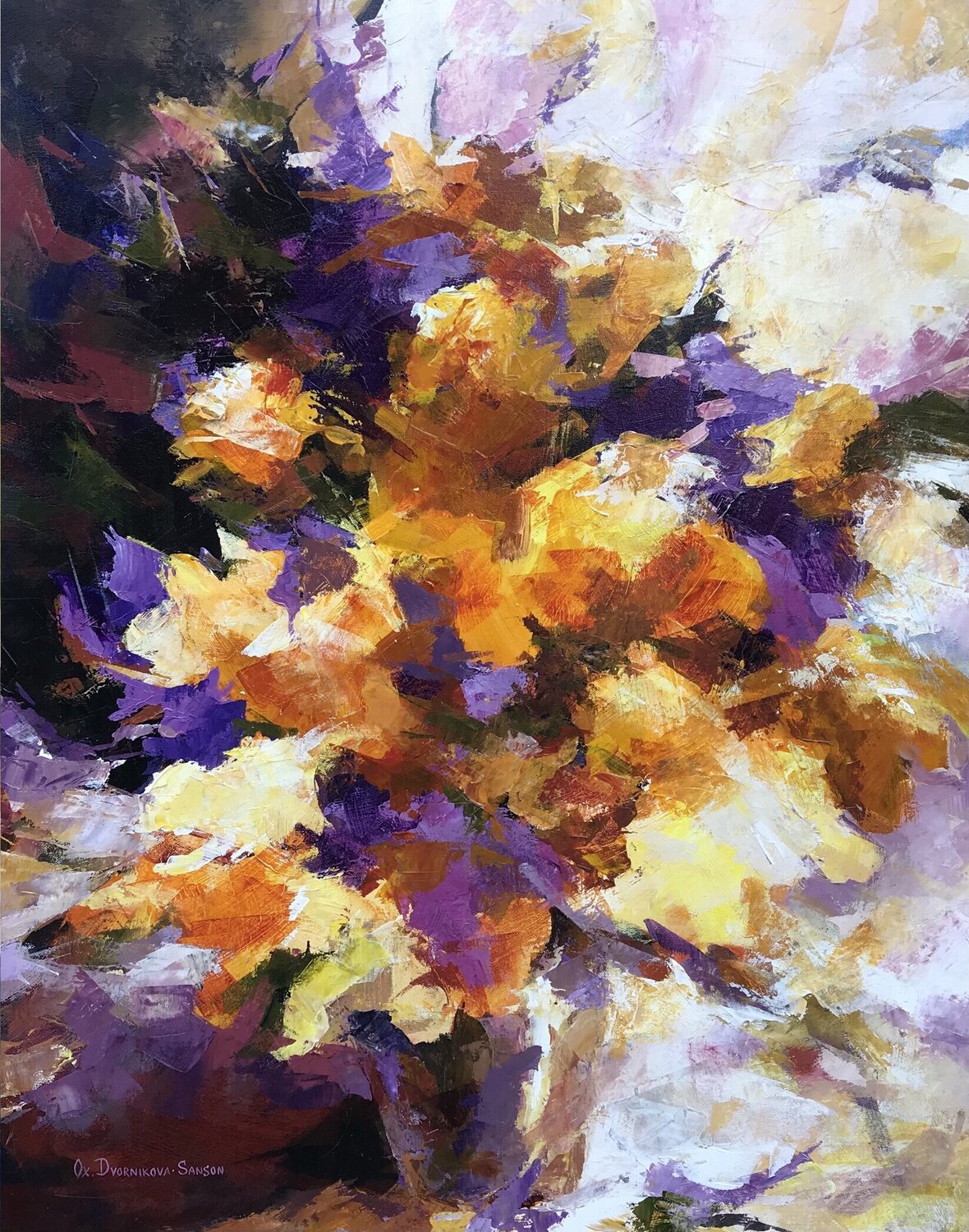 «Éclat d’Été» Oxana Sanson Original painting for sale