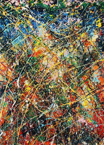 Création abstraite A380 by Jean-Jacques Marie, Painting for Sale on Select