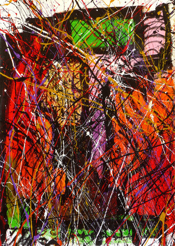 Création abstraite B045 by Jean-Jacques Marie, Painting for Sale on Select