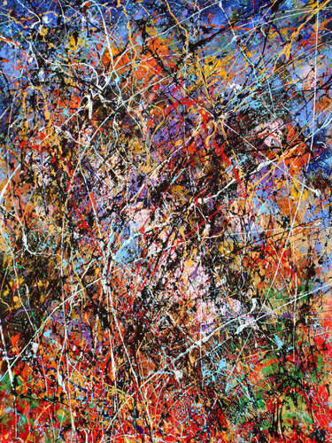 Création abstraite A369 by Jean-Jacques Marie, Painting for Sale on Select