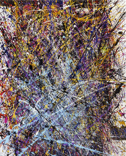 Création abstraite A202 by Jean-Jacques Marie, Painting for Sale on Select
