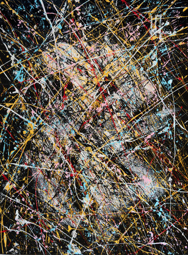 Création abstraite A402 by Jean-Jacques Marie, Painting for Sale on Select